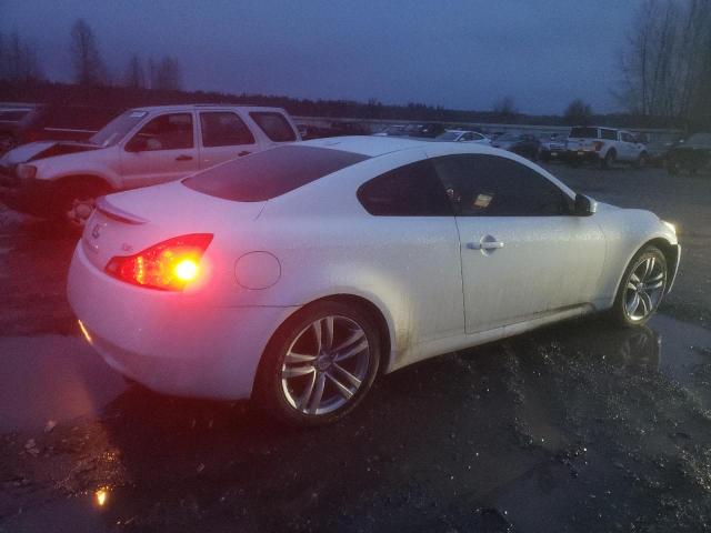 JNKCV64F09M651990 - 2009 INFINITI G37 WHITE photo 3