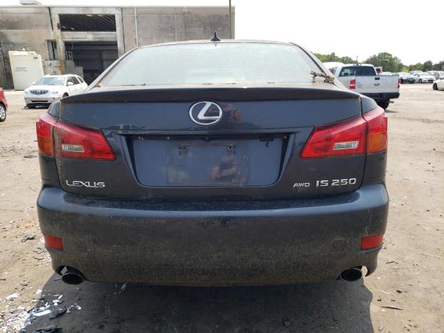 JTHCK262882025366 - 2008 LEXUS IS 250 BLACK photo 6