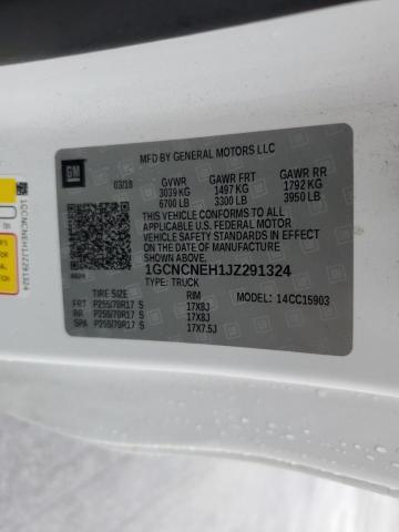 1GCNCNEH1JZ291324 - 2018 CHEVROLET SILVERADO C1500 أبيض صورة 12