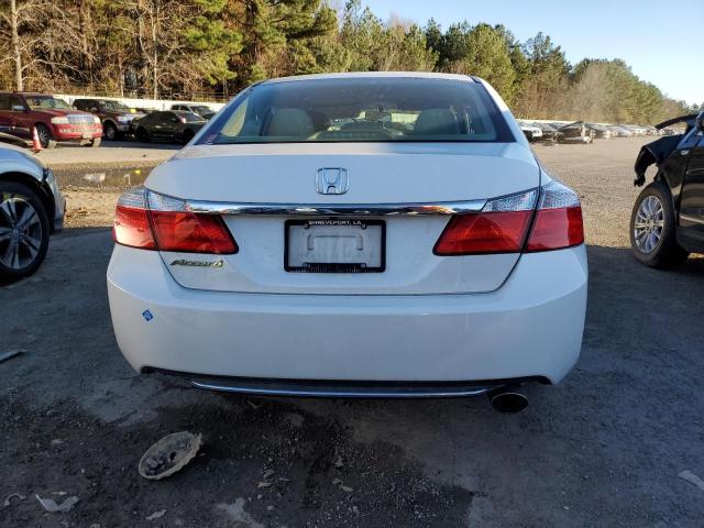 1HGCR2F33EA031066 - 2014 HONDA ACCORD LX WHITE photo 6