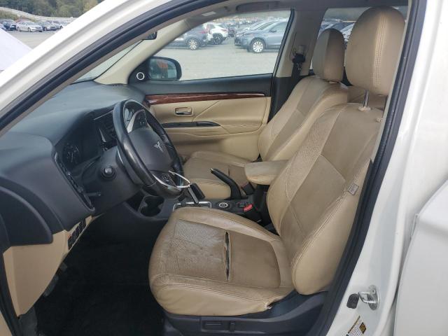 JA4AZ3A36EZ017743 - 2014 MITSUBISHI OUTLANDER SE WHITE photo 7