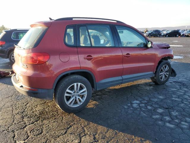 WVGBV7AX7FW104498 - 2015 VOLKSWAGEN TIGUAN S RED photo 3