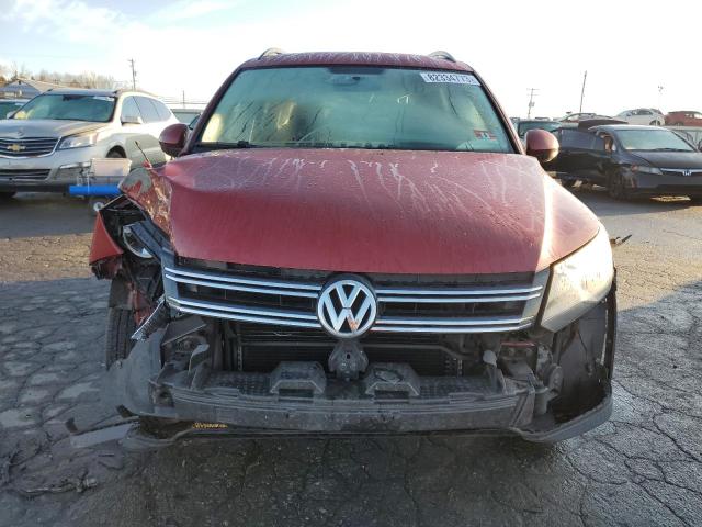 WVGBV7AX7FW104498 - 2015 VOLKSWAGEN TIGUAN S RED photo 5