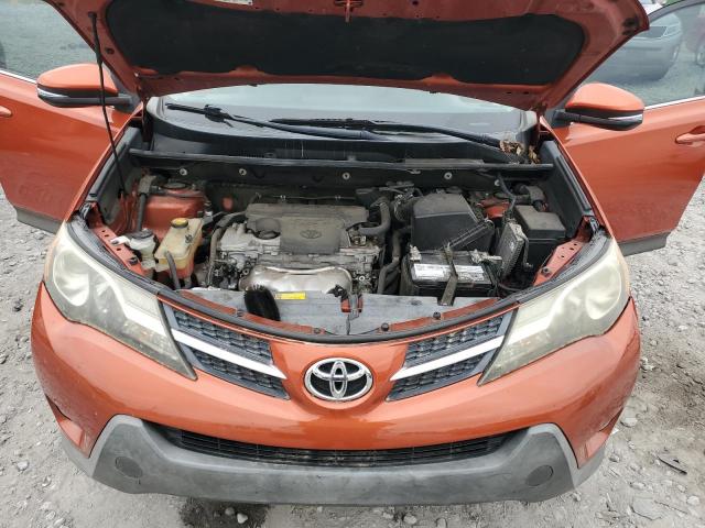 2T3YFREV9FW200843 - 2015 TOYOTA RAV4 LIMITED ORANGE photo 12