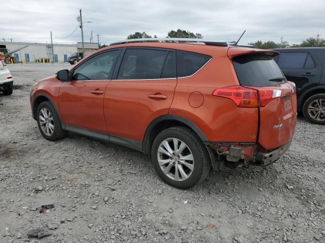 2T3YFREV9FW200843 - 2015 TOYOTA RAV4 LIMITED ORANGE photo 2