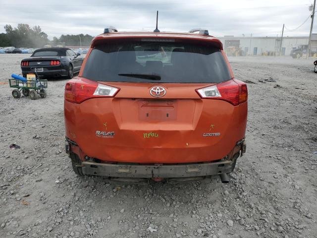 2T3YFREV9FW200843 - 2015 TOYOTA RAV4 LIMITED ORANGE photo 6
