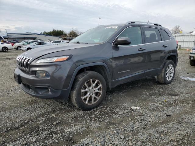 1C4PJMCSXFW570867 - 2015 JEEP CHEROKEE LATITUDE GRAY photo 1