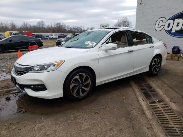 1HGCR2F04GA016438 - 2016 HONDA ACCORD EX WHITE photo 1