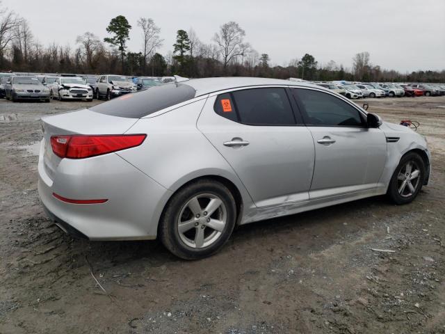 5XXGM4A78FG485436 - 2015 KIA OPTIMA LX SILVER photo 3