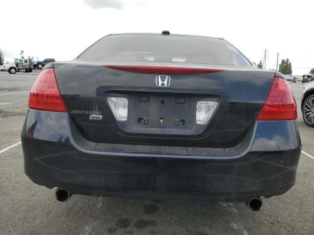 1HGCM665X7A030877 - 2007 HONDA ACCORD EX أسود صورة 6