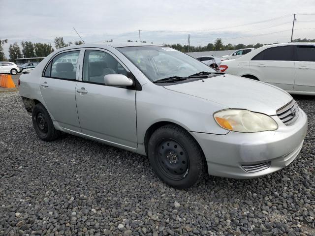 2T1BR38EX3C107566 - 2003 TOYOTA COROLLA CE SILVER photo 4