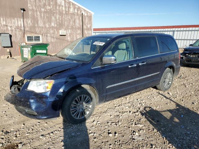 2C4RC1CG7ER332804 - 2014 CHRYSLER TOWN & COU TOURING L BLUE photo 1
