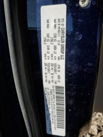 2C4RC1CG7ER332804 - 2014 CHRYSLER TOWN & COU TOURING L BLUE photo 13