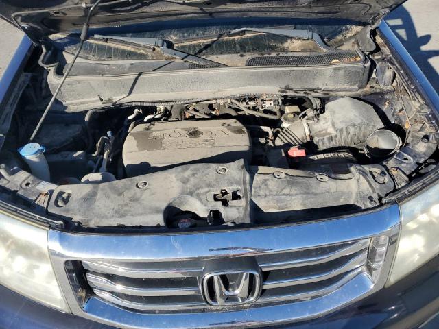 5FNYF4H50DB027618 - 2013 HONDA PILOT EXL ლურჯი ფოტო 11