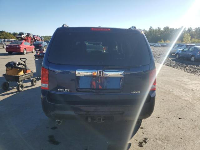 5FNYF4H50DB027618 - 2013 HONDA PILOT EXL ლურჯი ფოტო 6