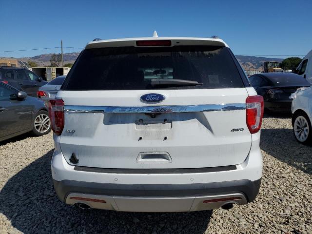 1FM5K8D88GGB64608 - 2016 FORD EXPLORER XLT თეთრი ფოტო 6
