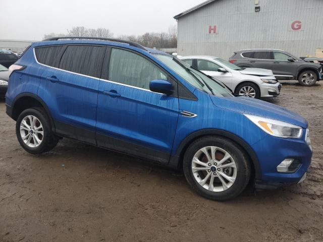 1FMCU9GD7JUD49368 - 2018 FORD ESCAPE SE BLUE photo 4