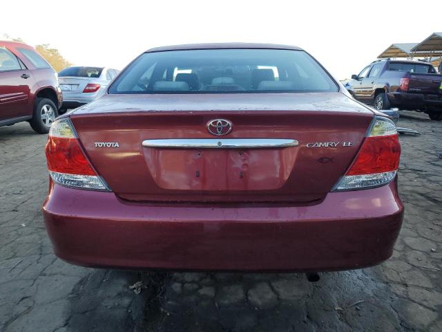 4T1BE32K25U085137 - 2005 TOYOTA CAMRY LE MAROON photo 6