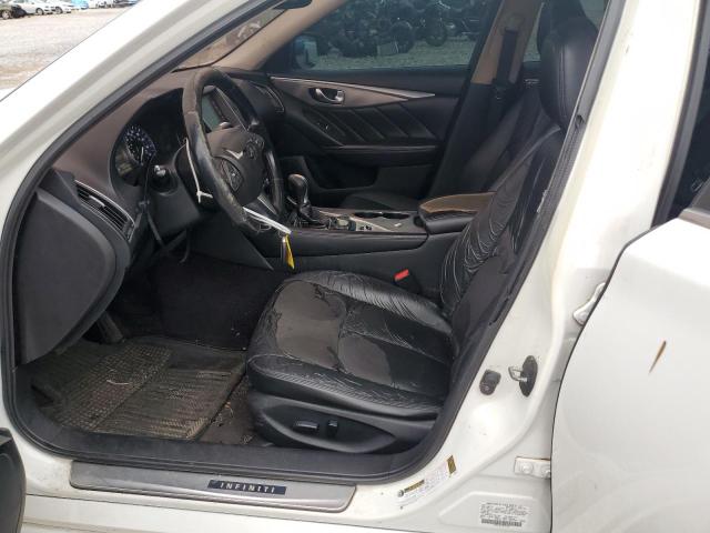 JN1BV7AP4FM331795 - 2015 INFINITI Q50 BASE WHITE photo 7
