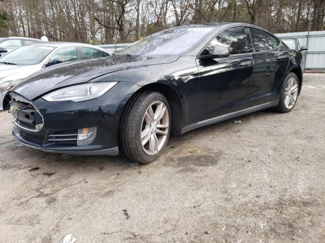 5YJSA1H17EFP56734 - 2014 TESLA MODEL S შავი ფოტო 1