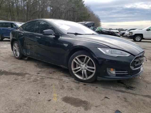 5YJSA1H17EFP56734 - 2014 TESLA MODEL S BLACK photo 4