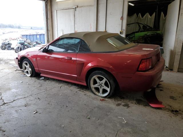 1FAFP45X23F366701 - 2003 FORD MUSTANG GT BURGUNDY photo 2