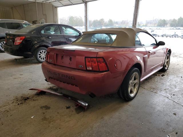 1FAFP45X23F366701 - 2003 FORD MUSTANG GT BURGUNDY photo 3