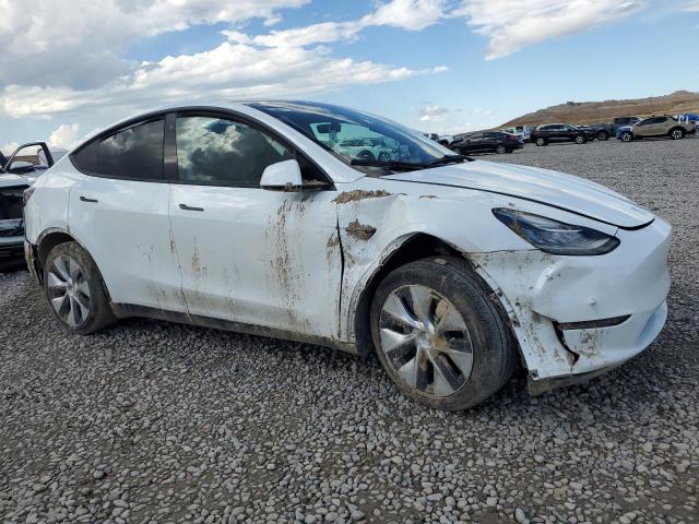 5YJYGAEE5MF270003 - 2021 TESLA MODEL Y Белый фото 4
