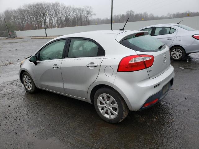 KNADM5A36C6014608 - 2012 KIA RIO LX SILVER photo 2