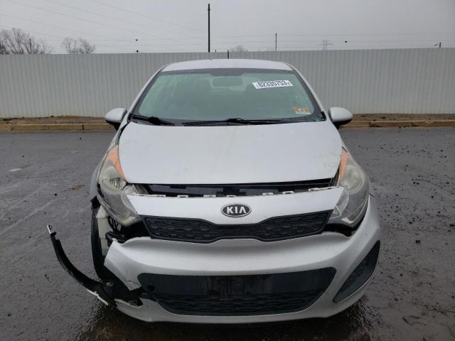 KNADM5A36C6014608 - 2012 KIA RIO LX SILVER photo 5