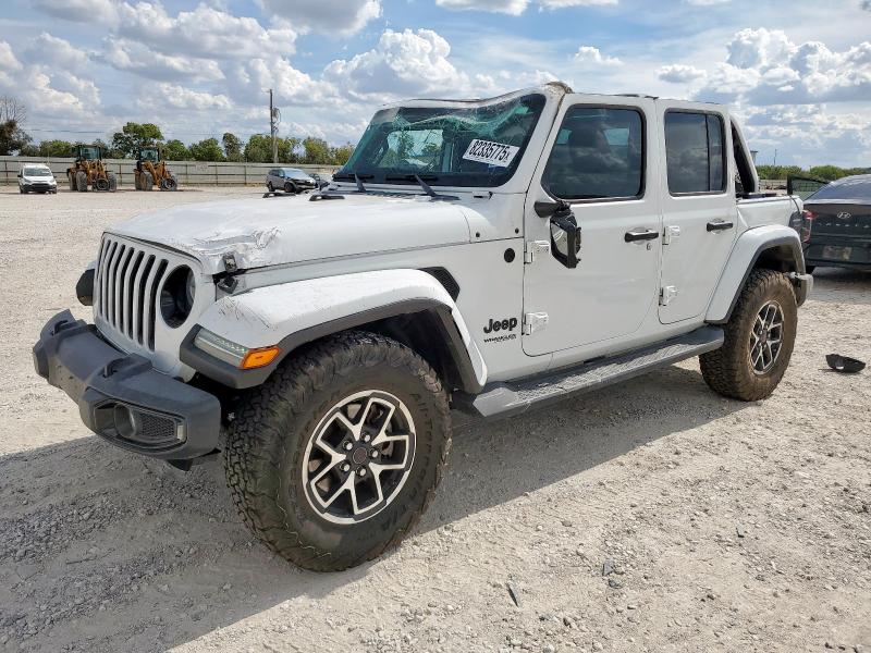 1C4HJXEG5NW116832 - 2022 JEEP WRANGLER UNLIMITED SAHARA თეთრი ფოტო 1