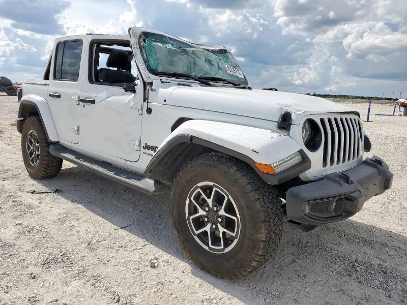 1C4HJXEG5NW116832 - 2022 JEEP WRANGLER UNLIMITED SAHARA თეთრი ფოტო 4