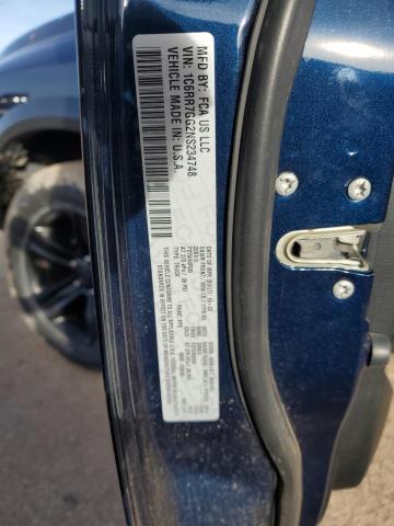 1C6RR7GG2NS234748 - 2022 RAM 1500 CLASS SLT 蓝色 照片 12