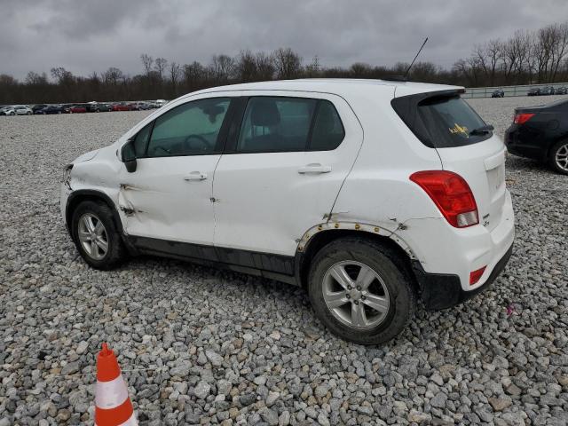 KL7CJKSB5LB064769 - 2020 CHEVROLET TRAX LS WHITE photo 2