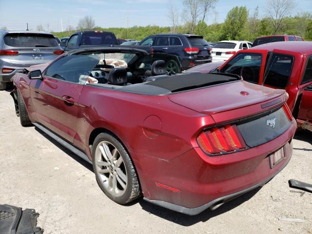 1FATP8UH8H5208350 - 2017 FORD MUSTANG RED photo 2