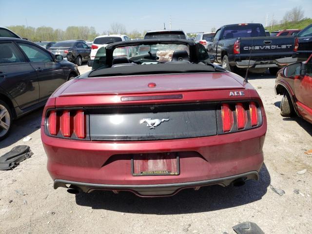 1FATP8UH8H5208350 - 2017 FORD MUSTANG RED photo 6