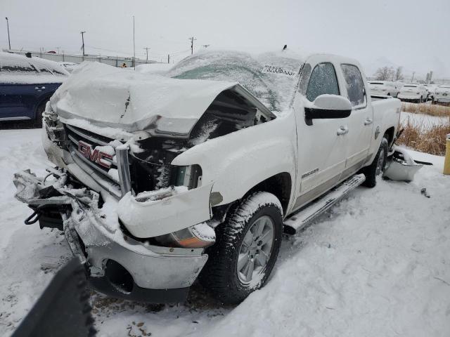 3GTP2VE76DG136730 - 2013 GMC SIERRA K1500 SLE WHITE photo 1