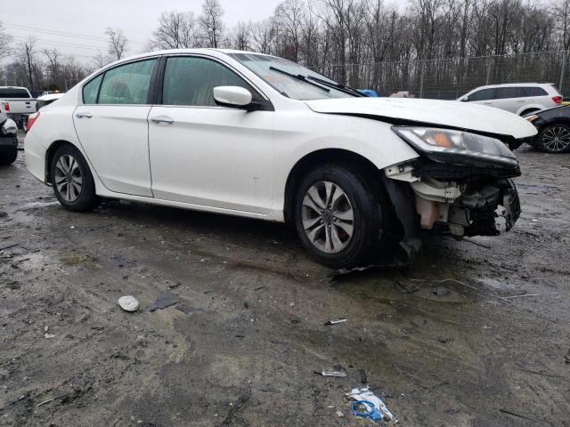 1HGCR2F3XEA052075 - 2014 HONDA ACCORD LX WHITE photo 4