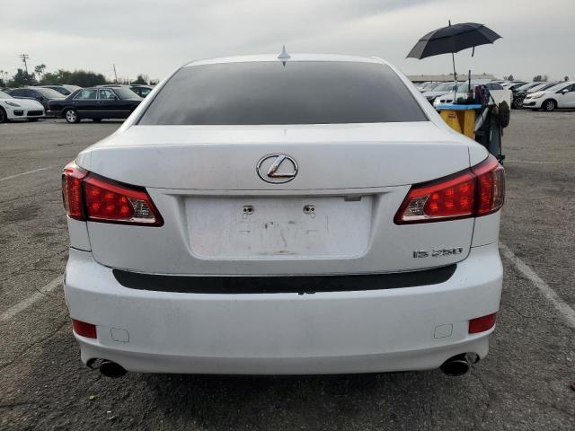 JTHBF5C29C5184846 - 2012 LEXUS IS 250 WHITE photo 6