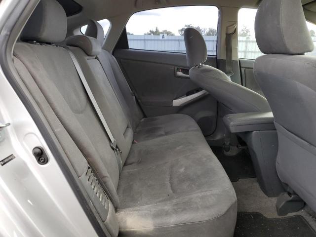JTDKN3DU1A0042249 - 2010 TOYOTA PRIUS ვერცხლისფერი ფოტო 10