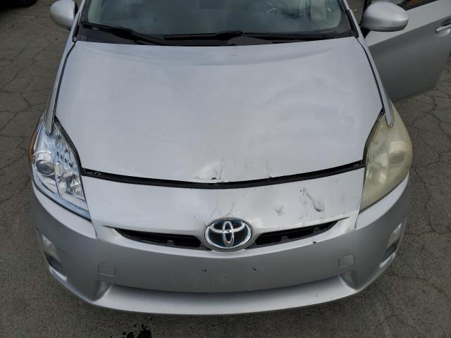 JTDKN3DU1A0042249 - 2010 TOYOTA PRIUS ვერცხლისფერი ფოტო 11