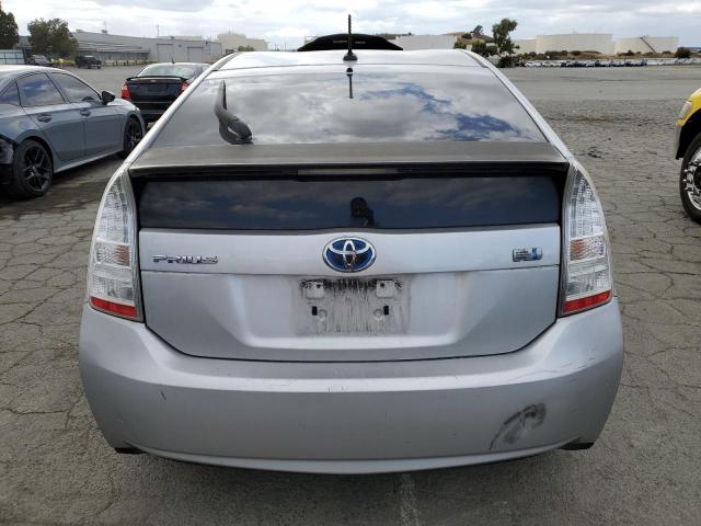 JTDKN3DU1A0042249 - 2010 TOYOTA PRIUS ვერცხლისფერი ფოტო 6