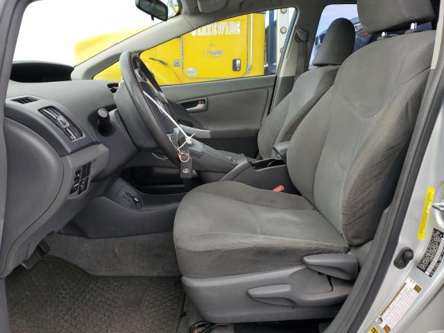JTDKN3DU1A0042249 - 2010 TOYOTA PRIUS ვერცხლისფერი ფოტო 7
