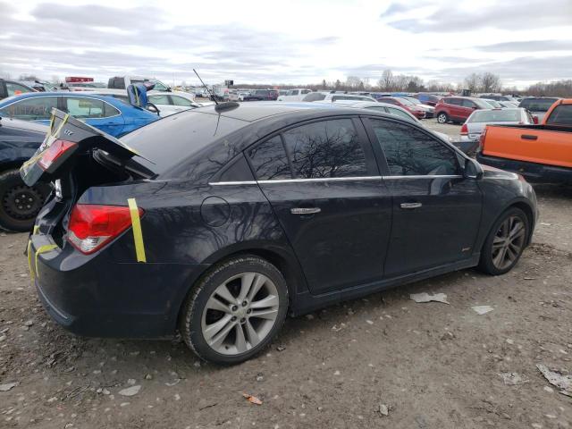 1G1PG5SB6F7103275 - 2015 CHEVROLET CRUZE LTZ BLACK photo 3