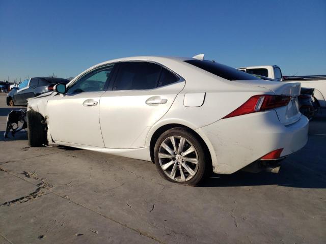 JTHBF1D27F5054219 - 2015 LEXUS IS 250 WHITE photo 2