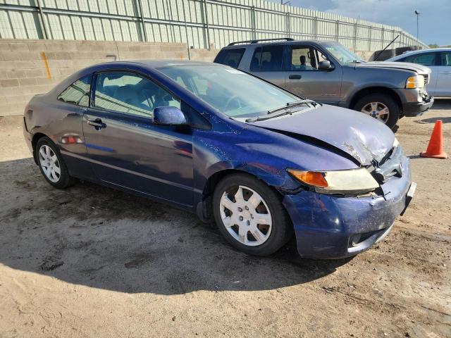 2HGFG12698H519330 - 2008 HONDA CIVIC LX BLUE photo 4