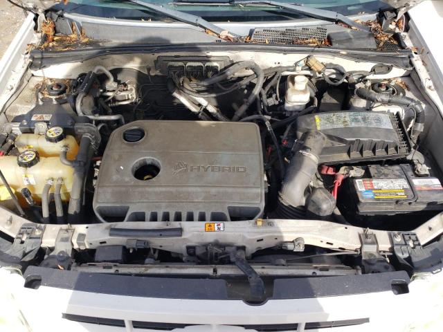 1FMCU59309KB25556 - 2009 FORD ESCAPE HYBRID WHITE photo 12