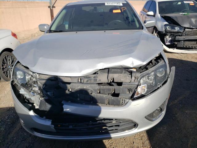 3FADP0L33AR193982 - 2010 FORD FUSION HYBRID SILVER photo 5