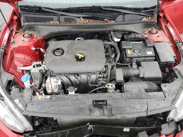 3KPF24AD7ME332415 - 2021 KIA FORTE FE RED photo 11