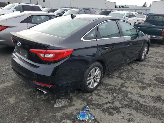 5NPE24AF0FH191635 - 2015 HYUNDAI SONATA SE BLACK photo 3